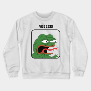 Reeeee! - Pepe Angry Crewneck Sweatshirt